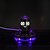 זול אורות חכמות-תאורת לילה led wifi מסונכרן nixie tube שעון מסך LCD 1.54 אינץ&#039; תצוגת מזג אוויר 12/24 שעות מגע אלקטרוני להחלפת נושאים שעון rgb שעון דיגיטלי עם תכונת אלבום אלקטרוני למשרד ביתי 1 pc
