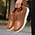 billige Herresneakers-mænds marineblå læder oxford sko – klassiske snøresko til forretning og formelle begivenheder