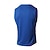 preiswerte Fitness Tank-Tops-Herren Tank Top Weste Unterhemd Ärmelloses Shirt Ärmellos Rundhalsausschnitt Sommer Einfach Mode Designer Basic Urlaub Straße Ausgehen Blau Marineblau Top T-Shirt für Herren