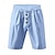 billiga Semester-Herr Shorts Linne Shorts Sommarshorts Beach Shorts Ficka Snörning Elastisk midja Slät Komfort Andningsfunktion Knelängd Utomhus Dagligen Helgdag Mode Hawaiisk 다크 카키 Ljus kaki