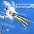 halpa Puutarhaliput, Banner-Kesä Pride -kuukausi Sateenkaari pylväs tuulilippu Lentää tuulessa Ulkokäyttöön ripustettava värikkäitä LGBT+ paraatipuutarhakoriste lippu Sateenkaaren pitkät hännät