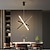 levne Závěsná světla-55 cm Sputnik Design Závěsná světla Kov Akryl Umělecký styl Moderní styl Novinky Černá Moderní 110-120V 220-240V