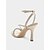 economico Prom-tacchi con cinturino in raso champagne e strass – sandali sofisticati da sposa e da sera per donna