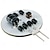 abordables Ampoules LED double broche-Ampoule LED G4 20 W, ampoule halogène de remplacement à deux broches, disque LED JC, broche latérale 12 V-24 V AC/DC, ampoules rondelles sous armoire, 5/10 pièces