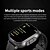 economico Smartwatch-696 D8 Orologio intelligente 2.01 pollice Orologio da Corsa Fitness Smartwatch Bluetooth ECG+PPG Contapassi Promemoria chiamata Compatibile con Android iOS Da donna Da uomo Chiamate in vivavoce