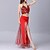 cheap Belly Dancewear-Belly Dance Skirts Gold Coin Pure Color Splicing Women&#039;s Performance Training Sleeveless High Polyester