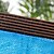 voordelige Koel buiten-1 st blauw wit zonneschermnet kas schaduwdoek rechthoekig met gat polyester 81-90% schaduwpercentage verduistering voor tuinplantenrek autohoes