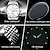 economico Orologi meccanici-OLEVS Orologio da Uomo Meccanico Moda Casual Orologio da Polso Automatico Autovettore Calendario Data Settimana Orologio in Acciaio