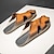 abordables Sandalias casuales-Sandalias de exterior de piel sintética para hombre con suela resistente y diseño transpirable: calzado cómodo para senderismo y uso informal.