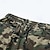 ieftine Clasic-Bărbați Pantaloni Scurți Cargo Pantaloni scurți Camo Pantaloni Scurți Pantaloni scurți de vară Cordon Talie elastică Multi Buzunare Culoare Camuflaj camuflaj Confort Purtabil Lungimea genunchiului În