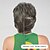 お買い得  古いかつら-人工毛ウィッグ ウェーブ カーリーウィーブ アシメントリー・ヘアカット ニートバング 機械製 かつら 30 インチ A1 合成 女性用 クラシック 快適 カラーグラデーション マルチカラー
