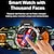 abordables Relojes inteligentes-696 HT30 Reloj inteligente 1.7 pulgada Smartwatch Reloj elegante Bluetooth Podómetro Recordatorio de Llamadas Seguimiento del Sueño Compatible con Android iOS Hombre Llamadas con Manos Libres