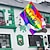 billige Hageflagg, Banner-Juni Pride Måned LGBTQ LGBT Pride Flagg Regnbue Utendørs Innendørs med Øyehull Hus Hage Dekorasjoner Høytidsbanner Skilt Glad Pride