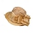 cheap Party Hats-Hats Organza Beach Elegant With Bowknot Headpiece Headwear