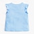 billiga Flickors avslappnade t-shirts och blusar-Barn Flickor Påsk T-shirt Kanin Utomhus Tryck Ärmlös Volang Mode 4 år + Sommar Blå