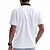 preiswerte Klassisches Poloshirt für Herren-Herren Viertel-Reißverschluss-Poloshirt Golfshirt Täglich Ferien Viertelreißverschluss Kurzarm Mode Basic Farbblock Patchwork Sommer Frühling Normale Passform Hellblau Schwarz Weiß Wein Marineblau