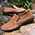 abordables Chaussures sans lacets &amp; mocassins-Mocassins à enfiler pour hommes à motif crocodile marron - chaussures d&#039;affaires et décontractées élégantes avec un design en similicuir texturé