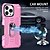 cheap iPhone Cases-Phone Case For iPhone 16 15 14 Pro Max Plus 13 12 11 Pro Max Back Cover Ring Holder Magnetic Shockproof Retro PC