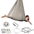 voordelige Koel buiten-indoor therapie schommel voor kinderen kind en tieners verstelbare lucht vliegende yoga hangmat heeft een kalmerend effect op de behoeften van kinderen