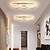 billiga Klusterdesign-modern led taklampa 3-huvud fyrkantig cirkulär inbäddad taklampa 30w tre färg taklampa korridor armatur lämplig för sovrum vardagsrum kök kontorsbelysning