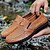 abordables Chaussures sans lacets &amp; mocassins-Mocassins à enfiler pour hommes à motif crocodile marron - chaussures d&#039;affaires et décontractées élégantes avec un design en similicuir texturé