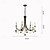tanie Design świeczkowy-3 światła 6 świateł 30 cm Wisiorek Lantern Desgin Żyrandol Metal Malowane wykończenia LED 110-120V 220-240V
