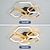 economico Lampade da soffitto con dimmer-plafoniera a led creativa moderna con 3 teste 52w 5 teste 80w dimmerazione continua app telecomando plafoniera a led esagonale adatta per camera da letto soggiorno sala da pranzo e illuminazione