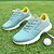 preiswerte Herren Golfschuhe-Herren Sneaker Golfschuhe Mikrofaser Wasserdicht Bequem Rutschfest Schnürung Schwarz / weiss Gelb Blau