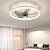 お買い得  シーリングライト調光可能タイプ-50 cm 調光可能 天井ファン メタル アクリル LED 近代の 220-240V