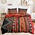 cheap 100% Cotton-Ethnic Vintage Duvet Cover Full Size Bedding Set Bed Sets Quilt Cover Soft Lightweight Comforter Cover with 2 Pillowcases for Summer Spring