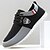 preiswerte Sneaker für Herren-Zweifarbige Herren-Freizeitsneaker aus Nylon mit Schnürung und Emblem – stylisches Schuhwerk für den Alltag