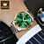 economico Orologi meccanici-OLEVS Orologio da Uomo Meccanico Moda Casual Orologio da Polso Automatico Autovettore Calendario Data Settimana Orologio in Acciaio