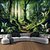 preiswerte Waldteppich-Landschaft Wald Schmetterlinge Hängetapisserie Wandkunst Große Wandteppich Wandmalerei Dekor Fotohintergrund Decke Vorhang Wohn Schlafraum Wohnzimmerdekoration