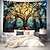voordelige Levensboom Wandtapijt-Levenboom Hangend Wandtapijt Wanddecoratie Groot Wandtapijt Muurschildering Decor Fotografie Achtergrond Dekbed Gordijn Huis Slaapkamer Woonkamer Decoratie Glas-in-loodkathedraal