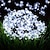 billige LED-kædelys-led solcellelys 6,5m 30led vandtæt udendørs deco terrasselys til påske st. patrick&#039;s day mors dag fest ramadan bryllup ferie have hegn terrasse plæne juletræ dekoration