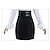 billiga Animekostymer-Genshin Impact Clorinde Animé Cosplay-kostym Skor Cosplay Peruker Cosplay-kostymer Cosplay Peruker Cosplay Skor Halloween Maskerad Prestanda Fest Kappa Skjorta Kjol Till Dam Vuxna