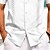 abordables Vacances-Homme Chemise Chemise en lin Chemise Guayabera Chemise d'été Chemise de Plage Vacances Occasionnel Blanche Vert Bleu clair Manche Courte Col Été Printemps Vêtement Tenue