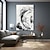 ieftine Picturi Abstracte-pictură în ulei realizată manual, pânză, artă de perete, decorare abstractă, simplă, alb-negru, pentru decorarea casei, pictură rulată fără rame, neîntinsă