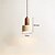 billige Pendellys-12 cm Globedesign Hengende lanternedesign Geometriske former Anheng Lys Stein Kunstnerisk Stil Gammeldags stil Klassisk Stil Årgang Land 110-120V 220-240V