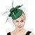 voordelige Bruiloften &amp; Feesten-Helm Sinamay Bruiloft Avond Feest Elegant Bruiloft Met Pure Kleur Helm Hoofddeksels