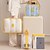 abordables stockage de bagages et de voyage-Ensemble de cubes de compression pour voyage, 7 sacs de rangement de bagages en maille visible, articles de toilette, cosmétiques, rangement numérique, pochette pliable à cordon