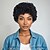 levne Nejkvalitnější paruky-Syntetické paruky Bouncy Curl Curly Weave Střih Bob Asymentrický střih na stroji Paruka 10&quot; A1 Umělé vlasy Dámské Módní design Klasické Pohodlné Černá