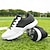 preiswerte Herren Golfschuhe-Herren Sneaker Golfschuhe Mikrofaser Wasserdicht Bequem Rutschfest Schnürung Schwarz / weiss Gelb Blau