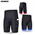 baratos Calções, collants e calças de homem-Arsuxeo Homens Côr Sólida Shorts de ciclismo Cueca Boxer Acolchoada Calças Para Ciclismo Moto Calção Meia-calça Forma Assenta Ciclismo de Montanha Ciclismo de Estrada Esportes Tiras Refletoras