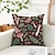 voordelige bloemen &amp; planten stijl-Paddenstoel Plant Decoratieve Kussenslopen 1PC Zacht Vierkant Bankkussen Hoes Kussenhoes voor Slaapkamer Woonkamer Bank Stoel