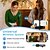 baratos Microfones-microfone de lapela sem fio bluetooth lapela telefone microfone para gravação de vídeo - mini clipe em microfones para iphone &amp;andróide