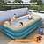 cheap Pools, Hot Tubs &amp; Supplies-Inflatable Swimming Pools, Rectangular Inflatable Swimming Pool for Kids, Family Blow up Pool, Lounge Inflatable Pool for Backyard Garden Outdoor, Easy to Inflatable