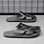abordables Sandalias casuales-Sandalias de exterior de piel sintética para hombre con suela resistente y diseño transpirable: calzado cómodo para senderismo y uso informal.