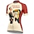 billige Dametrøyer-Dame Sykkeltrøyer Kortermet Sykkel T-skjorte Jersey med 3 baklommer Fjellsykling Pustende Hurtigtørkende Anatomisk design Vidje Vinrød Grønn Grafisk sport Klær
