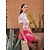 cheap Polos &amp; Quarterzips-Women&#039;s Golf Polo Shirt Yan pink Denim Blue Short Sleeve Top Ladies Golf Attire Clothes Outfits Wear Apparel